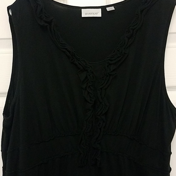 AVENUE black dress 22/24 #0032 - Picture 2 of 5